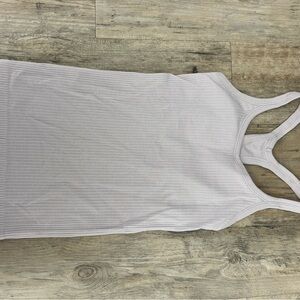 Lululemon light pink Ribbed Athletic Tank Top